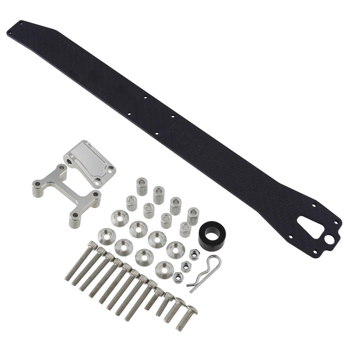 Powerhobby Carbon Fibre Center Top Deck Brace Arrma 6S Infraction / Felony / Limitless