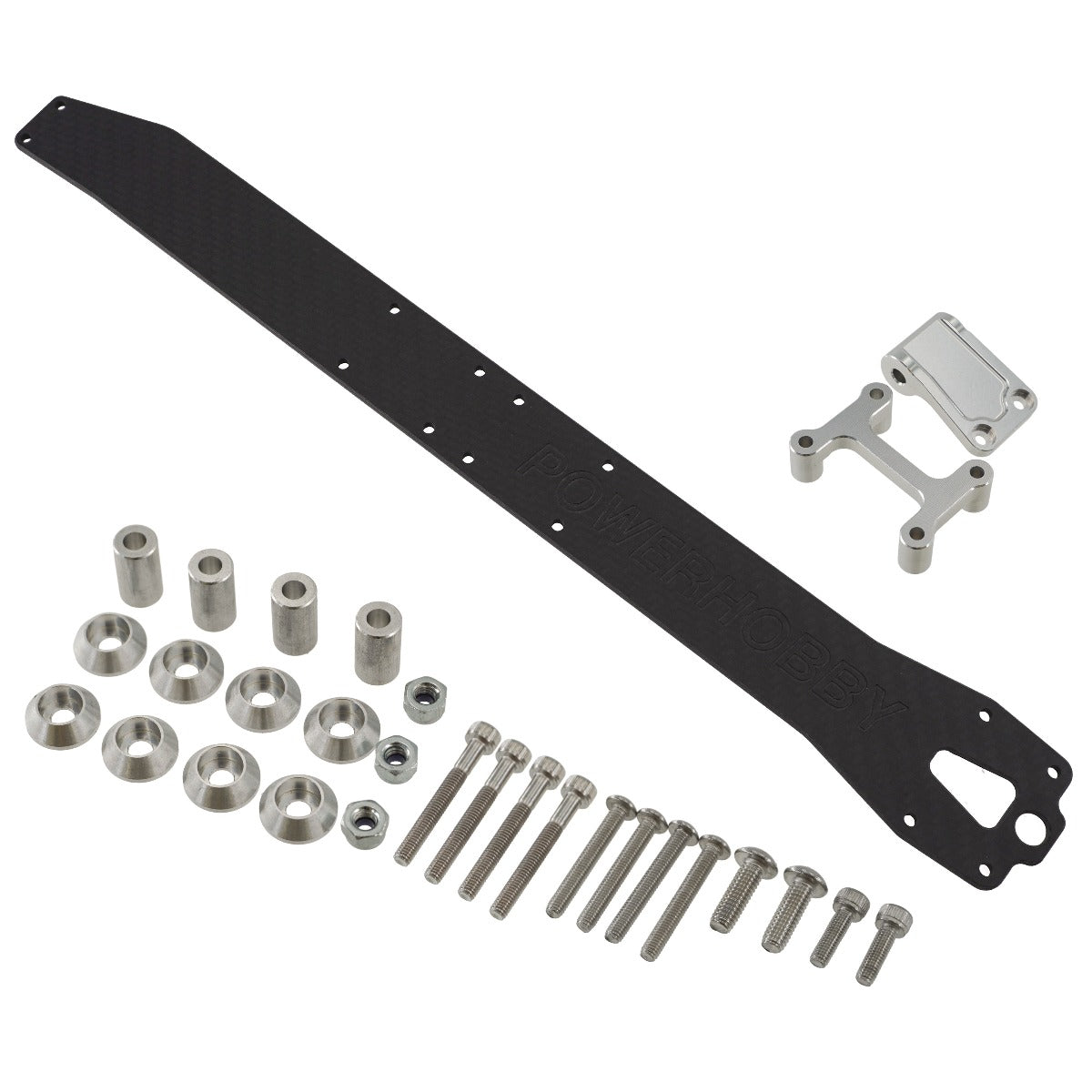 Powerhobby Carbon Fibre Center Top Deck Brace Arrma 6S Infraction / Felony / Limitless