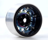 Powerhobby Aluminum 1.9" Beadlock Wheels Green Titanium (4) 1/10 Rock Crawler