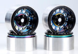 Powerhobby Aluminum 1.9" Beadlock Wheels Titanium (4) 1/10 Rock Crawler