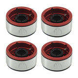 Powerhobby Aluminum 2.2" Beadlock Wheels Red (4) 1/10 Rock Crawler
