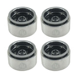 Powerhobby 1.9" 10MM Offset Aluminum Wheels Titanium (4) 1/10 Crawler