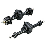 Powerhobby Axial SCX30 Front + Rear Aluminum Complete Axles Black