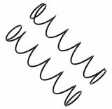 Powerhobby rear Shock Springs Medium (2) EXTREME Slash Shocks