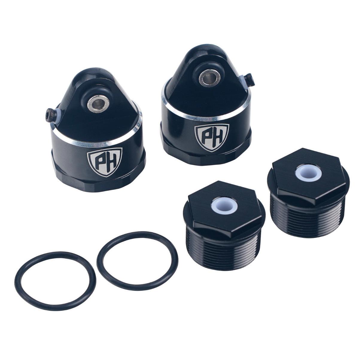 Powerhobby Aluminum Bleeder Shock Cap & Cartridge Set (2)  Arrma Kraton / Outcast 8S