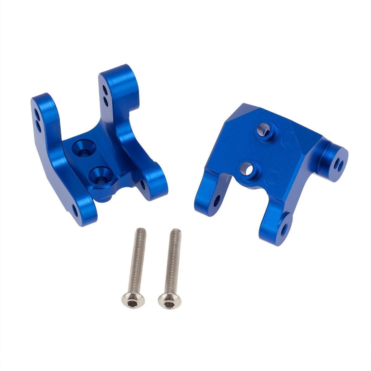 Powerhobby Aluminum Front or Rear Axle Mount Set Losi LMT 4WD Solid Axle BLUE