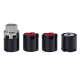 Powerhobby 1/10 Scale Rock Crawler M4 Locking Hubs w Tool Black