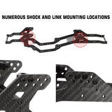 Powerhobby LCG Carbon Fiber Chassis Kit Frame for 1/10 Axial SCX10 & SCX10 II