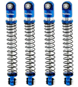 Powerhobby Aluminum 54mm Long Travel Shocks 1/24 Axial SCX24 Jeep Bronco Blue