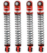 Powerhobby Aluminum 54mm Long Travel Shocks 1/24 Axial SCX24 Jeep Bronco Red