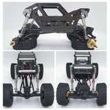 Powerhobby PHBSCX24771  1/24 Axial SCX24 Aluminum 58mm Long Travel Shocks Jeep Bronco Black