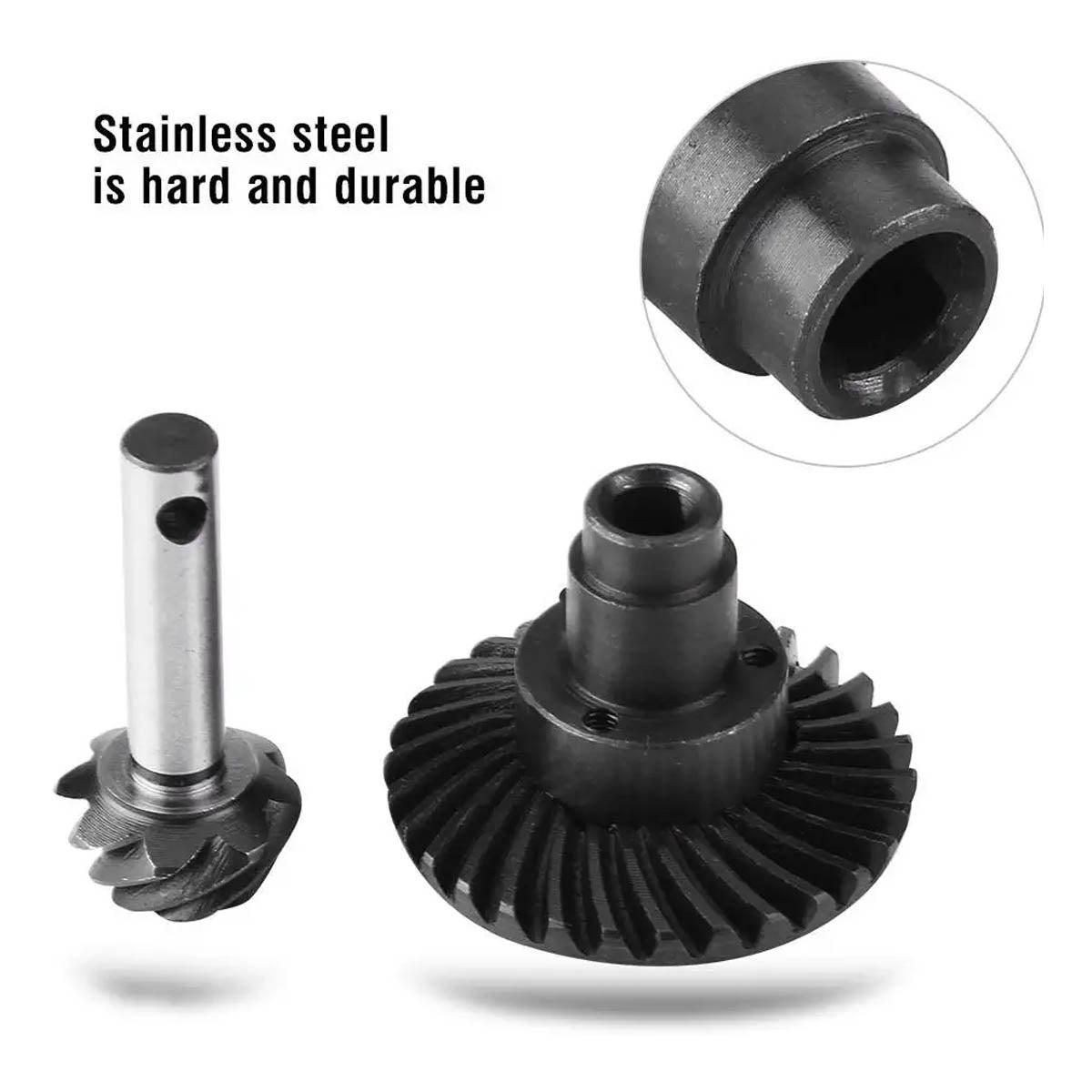 Powerhobby Helical Spiral Pinion Gear Set SCX10 II / SCX10 III Capra 1.9 8T/30T