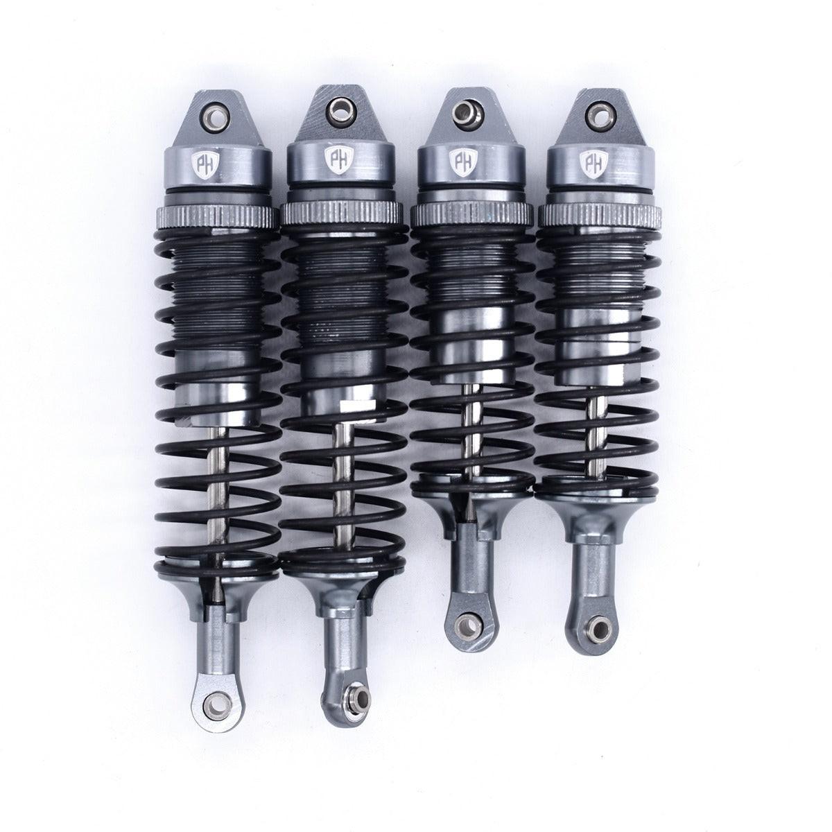 Powerhobby Front & Rear Shocks (4) FOR Traxxas Slash 2WD 4WD Titanium