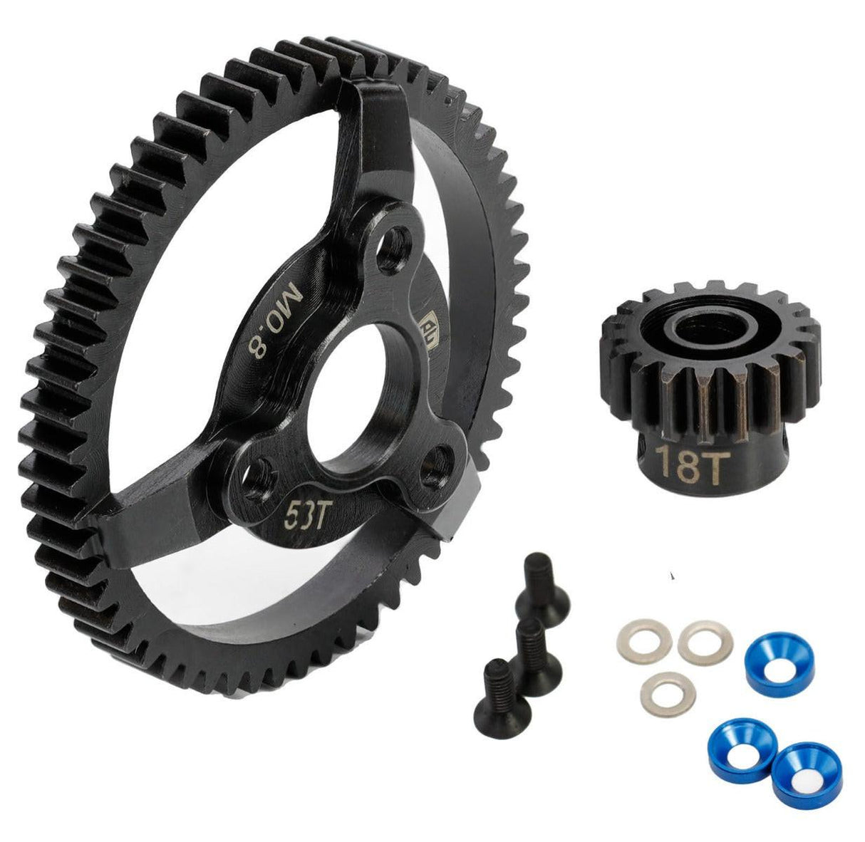 Powerhobby Hardened Steel 56T Spur Gear / 18T Pinion FOR Traxxas 2WD