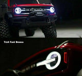 Powerhobby Front Rear LED Lamp Group Light System FOR Traxxas TRX-4 Ford Bronco TRX4