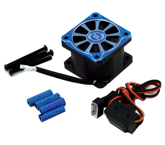 Powerhobby PHF117 Twister Castle Mamba XLX ESC Ventilador de refrigeración de aluminio de alta velocidad Azul