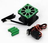 Powerhobby Twister Castle Mamba XLX ESC High Speed Aluminum Cooling Fan Green