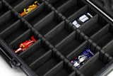 HO 1/64 Scale Diecast Slot Car Aluminum Carrying Case For AFX Auto World Hot Wheels