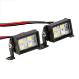 PowerHobby 15MM RC Double Row LED Lights Headlights Spotlight w/Controller for 1/10 1/8