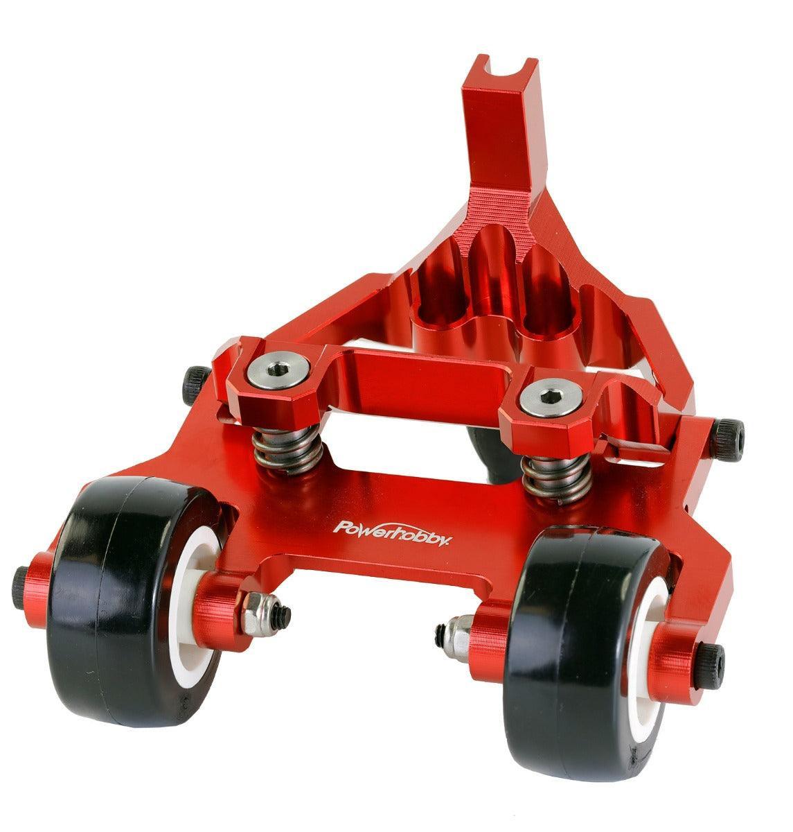 Powerhobby Aluminum Wheelie Bar Red FOR Traxxas Maxx V1 & V2
