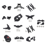 PowerHobby LOSI Mini-T 2.0 Aluminum Upgrade Kit Arms Steering C-hub Knuckles Black