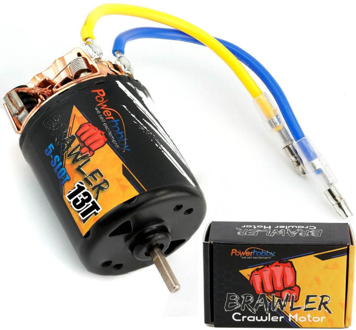Powerhobby 540 5-Slot Brushed 13T Rock Crawler Motor 5 slot