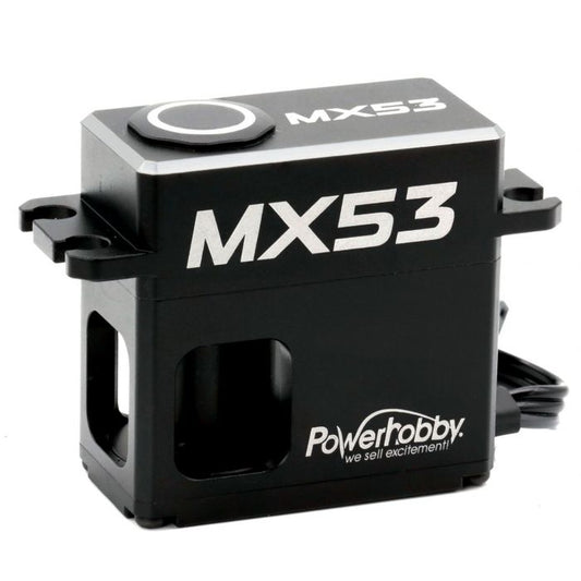 Powerhobby MX53 Servo de cabrestante sin escobillas con engranaje metálico de carrete interno
