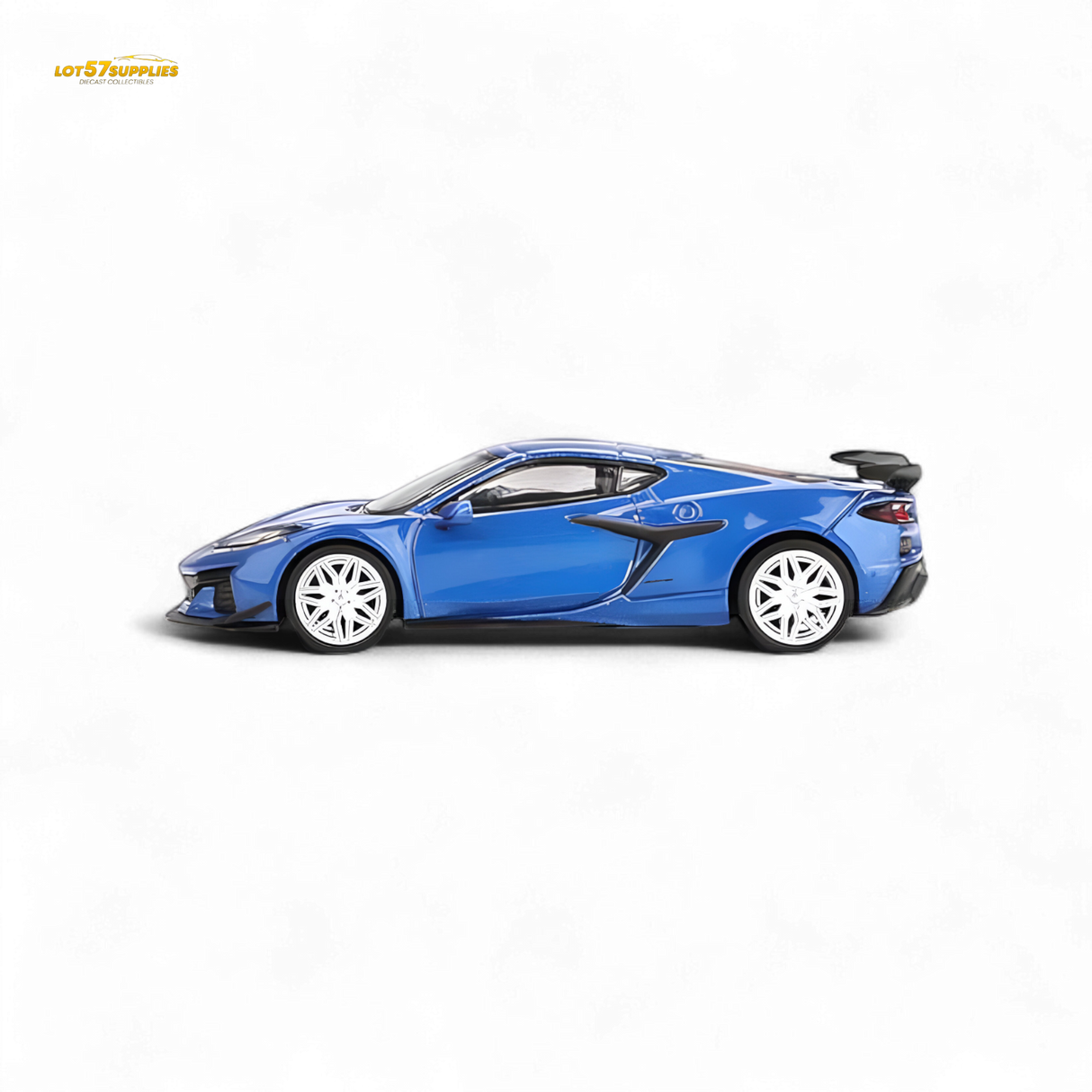 Mini-GT Chevrolet Corvette Z06 2023 Elkhart Lake Blue 1:64