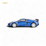 Mini-GT Chevrolet Corvette Z06 2023 Elkhart Lake Blue 1:64