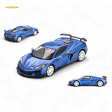 Mini-GT Chevrolet Corvette Z06 2023 Elkhart Lake Blue 1:64