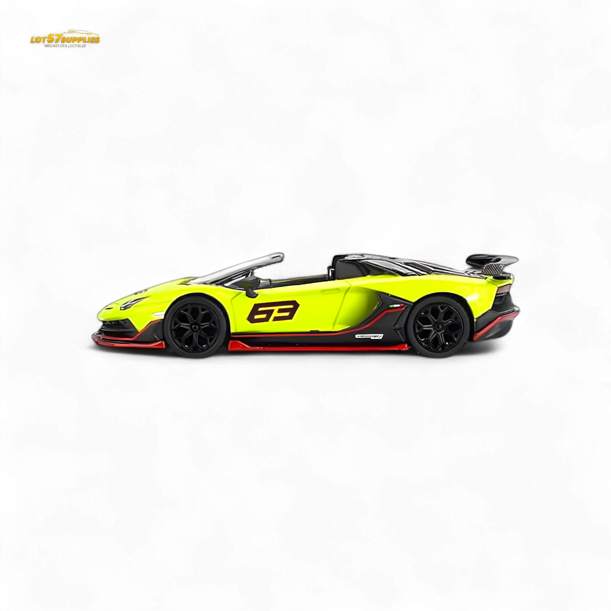 Mini-GT Lamborghini Aventador SVJ 63 Roadster Verde Shock 1:64
