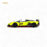 Mini-GT Lamborghini Aventador SVJ 63 Roadster Verde Shock 1:64
