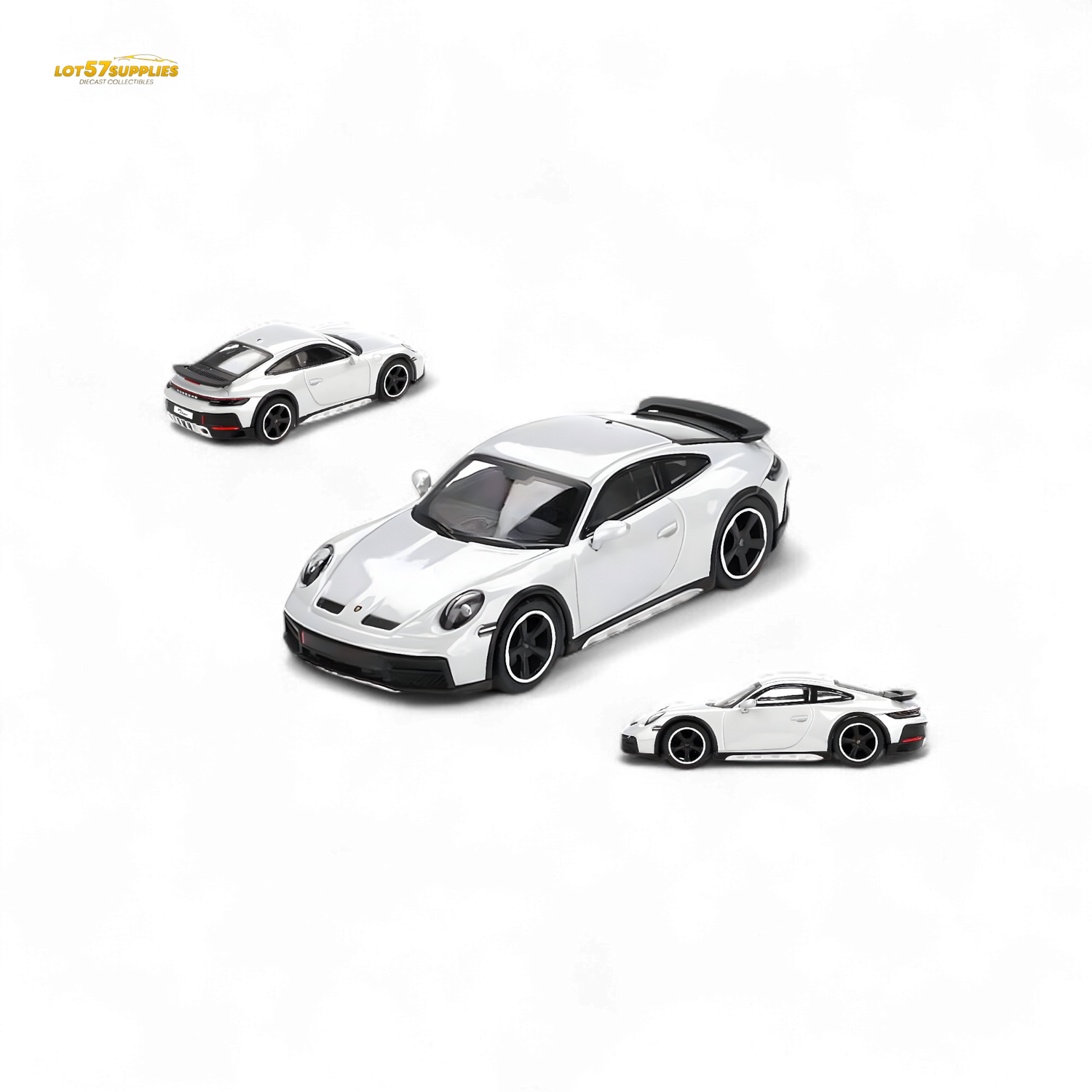 Mini-GT Porsche 911 Dakar Ice Gray Metallic 1:64