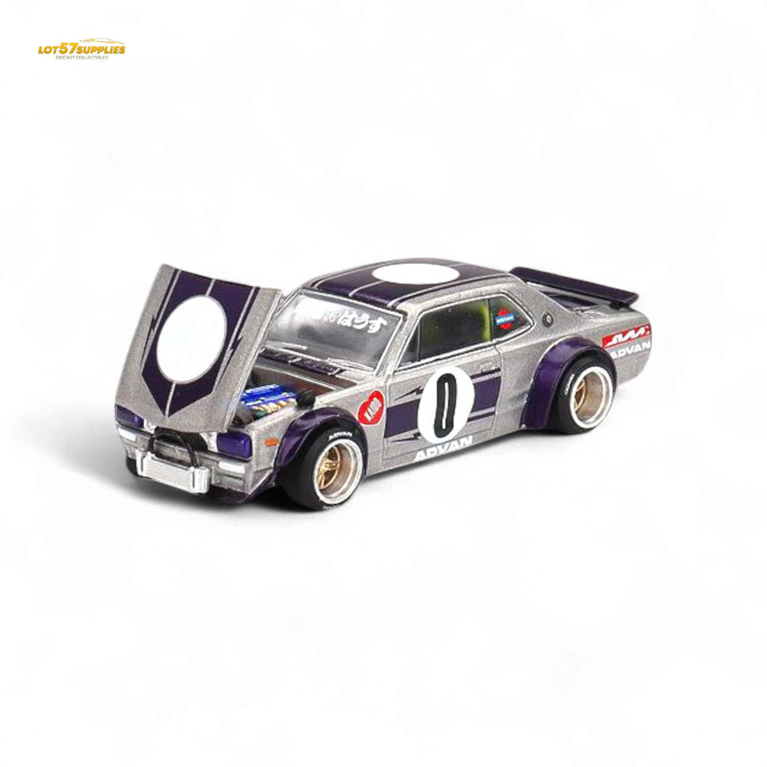 Mini GT x Kaido House Nissan Skyline KPCG10 Kaido Works V1 1:64