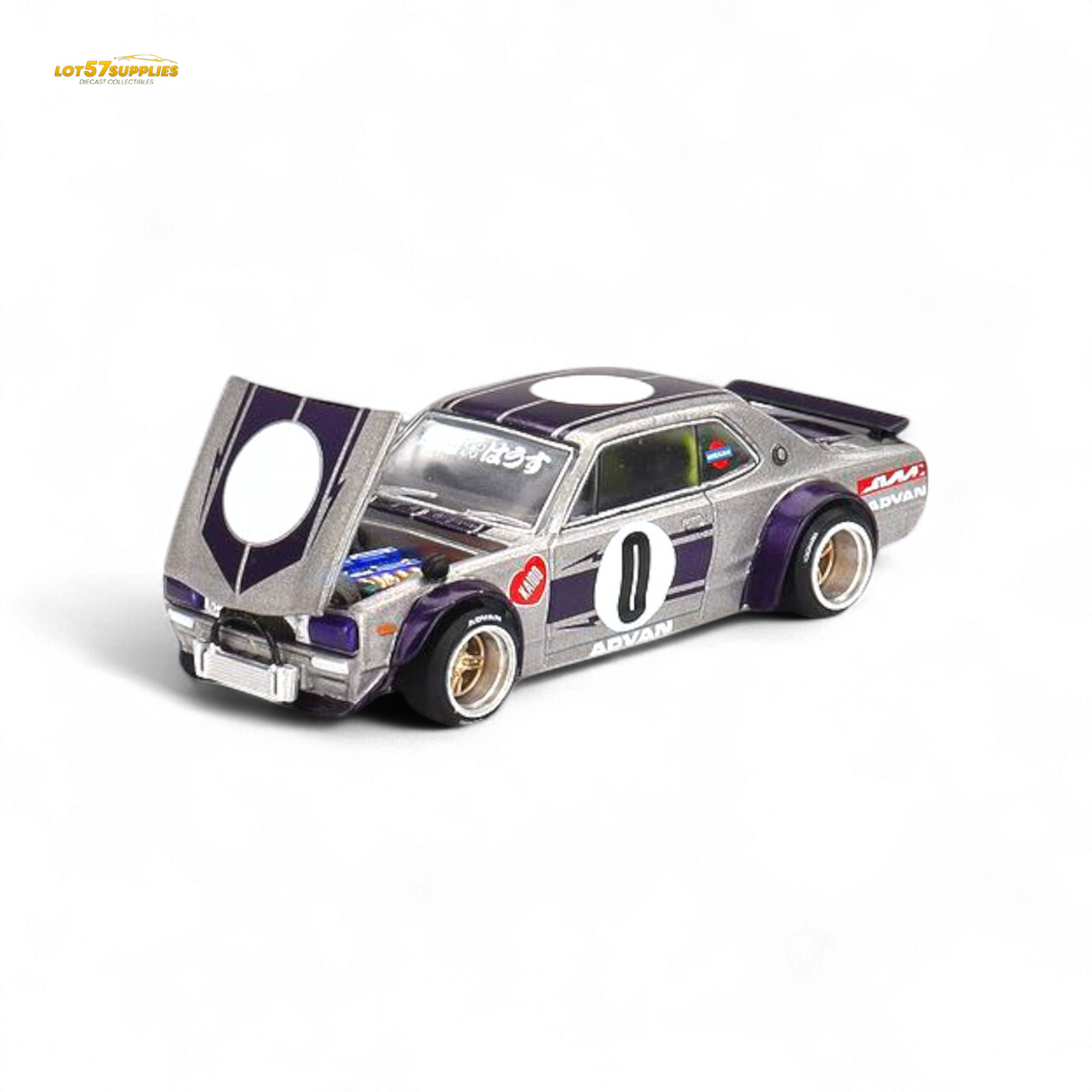 Mini GT x Kaido House Nissan Skyline KPCG10 Kaido Works V1 1:64