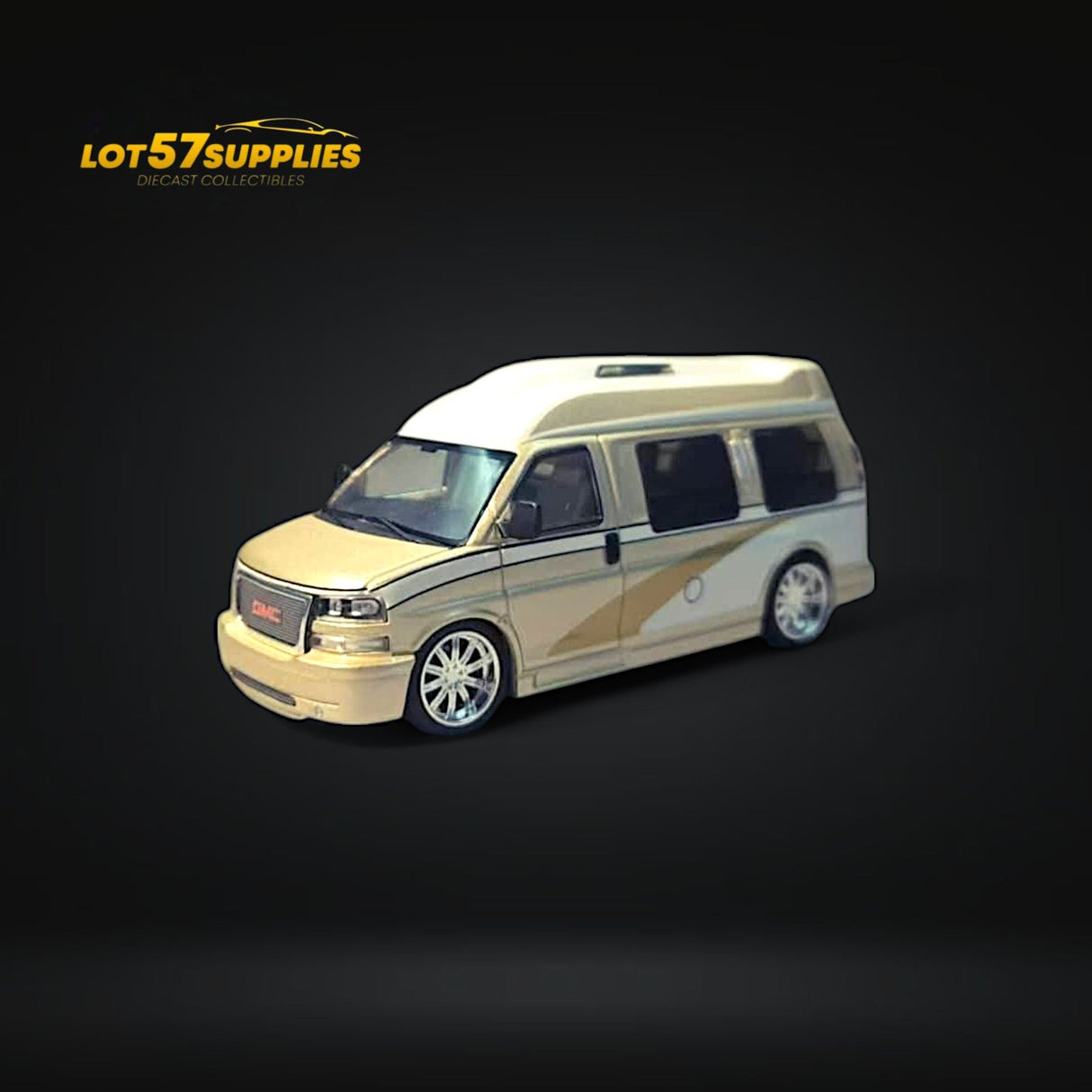 GOC GMC Savana Champagne Gold Edition 1:64 - Limited to 450 Pcs