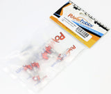 Powerhobby Axial SCX24 Aluminum Threaded Mini/Micro Shocks Front Rear RED