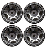Powerhobby Axial SCX24 C10 Jeep Deadbolt Aluminum Beadlock Wheels Rims Grey