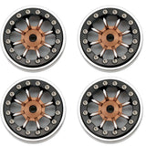 Powerhobby B59 Aluminum Beadlock 1.0” Rock Crawler Wheels Axial SCX24 - Bronze
