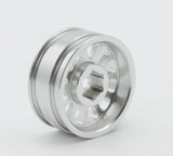 Powerhobby A24 Aluminum 1.0” Rock Crawler Wheels Axial SCX24 - Silver