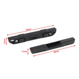 Powerhobby SCX24 Jeep Wrangler Gladiator Bronco Front Rear Aluminum Bumper
