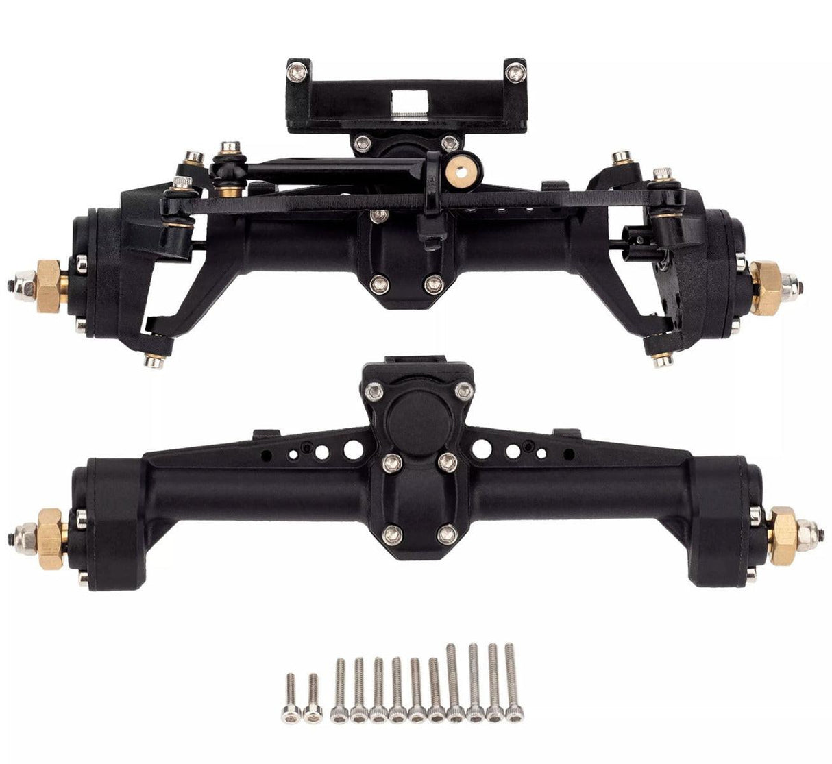 Powerhobby Axial SCX24 Front Rear Portal Axle Jeep C10 Bronco Deadbolt Crawler