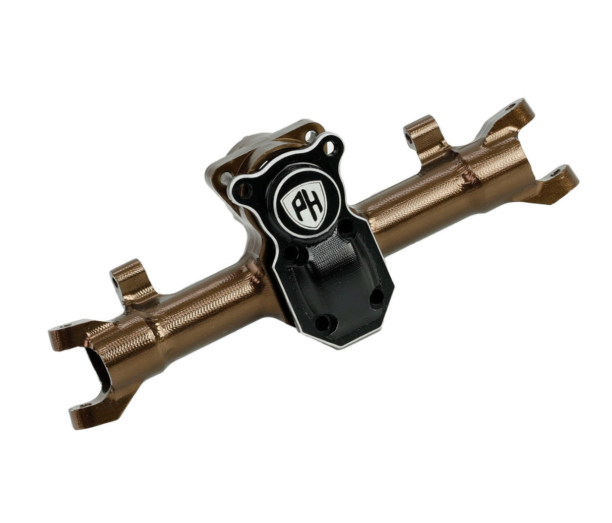 Powerhobby Aluminum Front Rear Axle Housing Axial SCX24 Jeep C10 Bronco Bronze