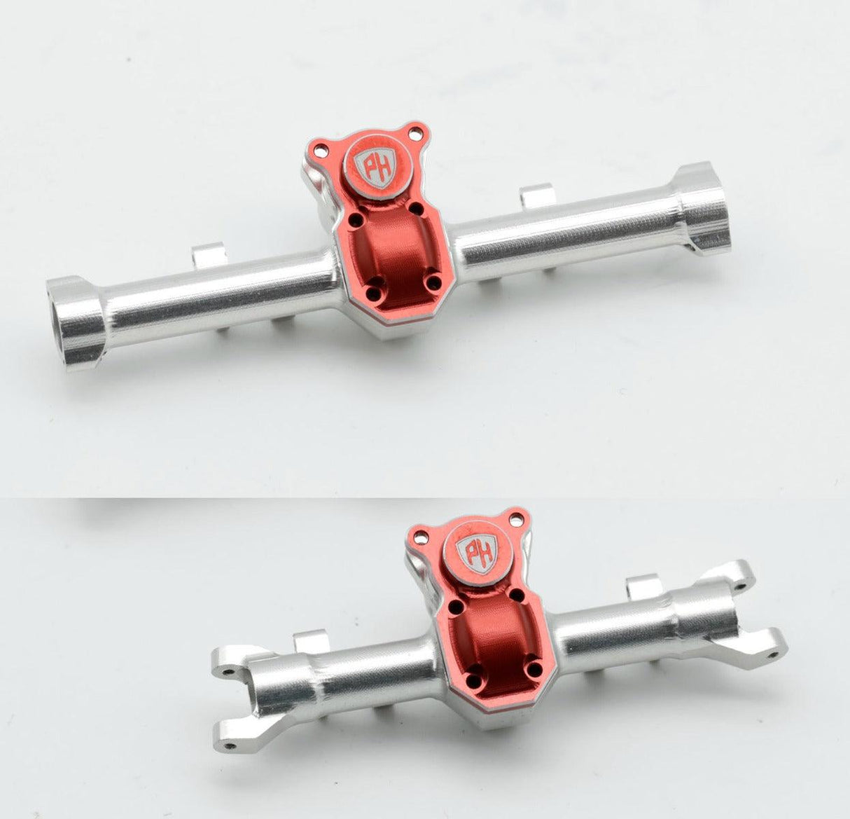 Powerhobby Axial SCX24 C10 Deadbolt Jeep Aluminum Front Rear Axle Housing Silver