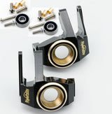 Powerhobby Axial SCX6 Brass Front Knuckle + C CUP Left Right oversized bearing