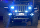 Powerhobby Axial SCX6 Jeep CNC Aluminum Front & Rear Bumpers with Lights