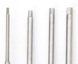Powerhobby Hex Tip Driver w/Handle 1/4" Tool Set Metric 1.5, 2.0, 2.5, 3.0 mm