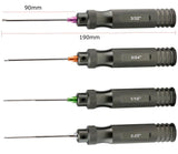 Powerhobby Pro Series Magnetized Hex Tool Set Standard 0.05'' 1/16'' 5/64'' 3/32''