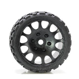 Powerhobby Scorpion Belted Monster Truck Tires / Wheels w 17mm Hex (2) Sport