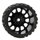 Powerhobby Raptor Belted Monster Truck Tires / Wheels w 17mm Hex (2) Sport